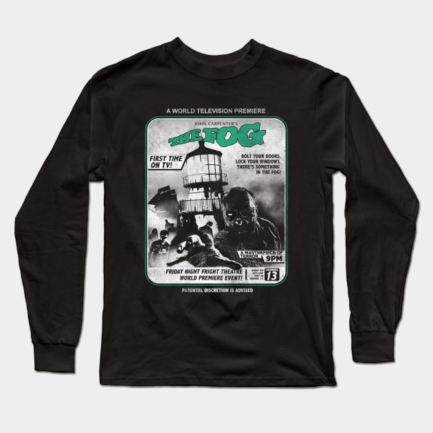 The Fog Horror T-Shirt Long Sleeve T-Shirt by FearCast.com